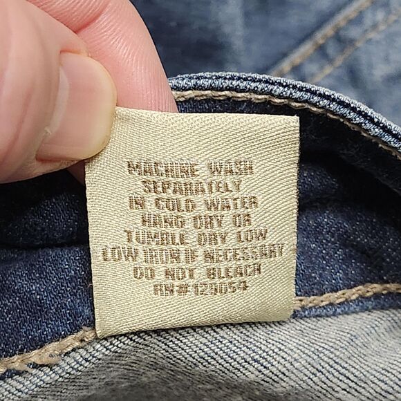 Paris Blues Jeans Teen Womens 13 Straight Fit Low Rise Embroidered Pockets Denim - Picture 13 of 14